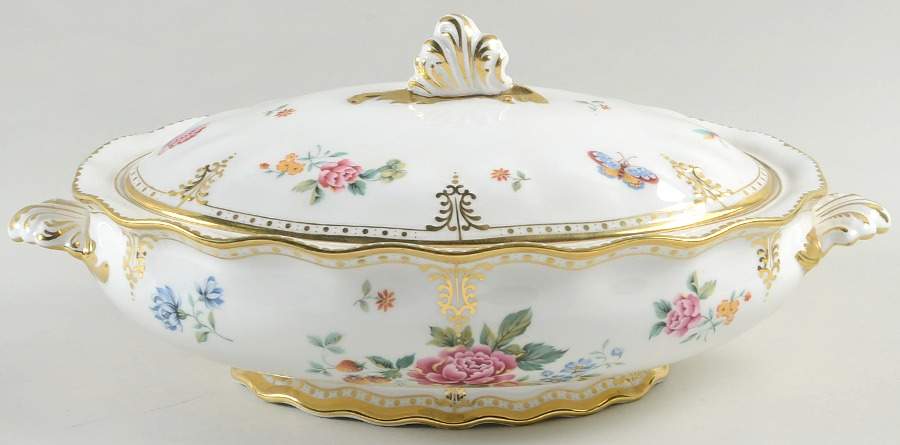 Derby Days (Royal Shape) Oval Covered Vegetable by Royal Crown Derby-1