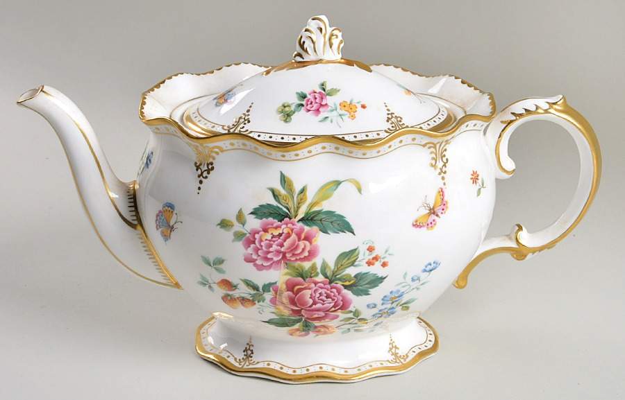 Derby Days (Royal Shape) Teapot & Lid by Royal Crown Derby-1