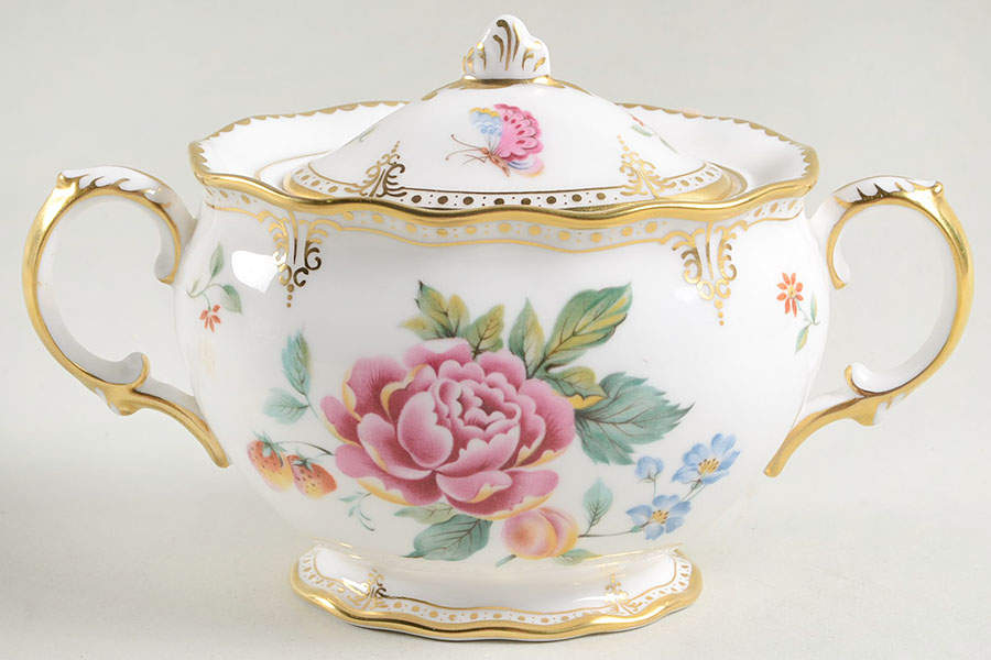 Derby Days (Royal Shape) Sugar Bowl & Lid by Royal Crown Derby-1