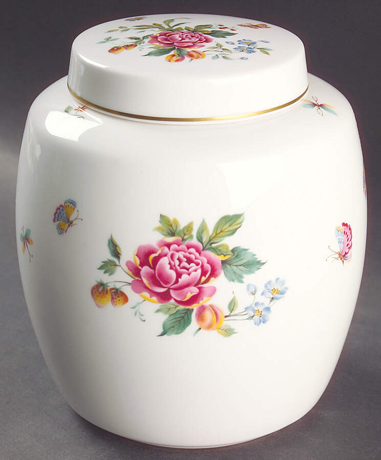 Derby Days (Royal Shape) Medium Ginger Jar & Lid by Royal Crown Derby-1