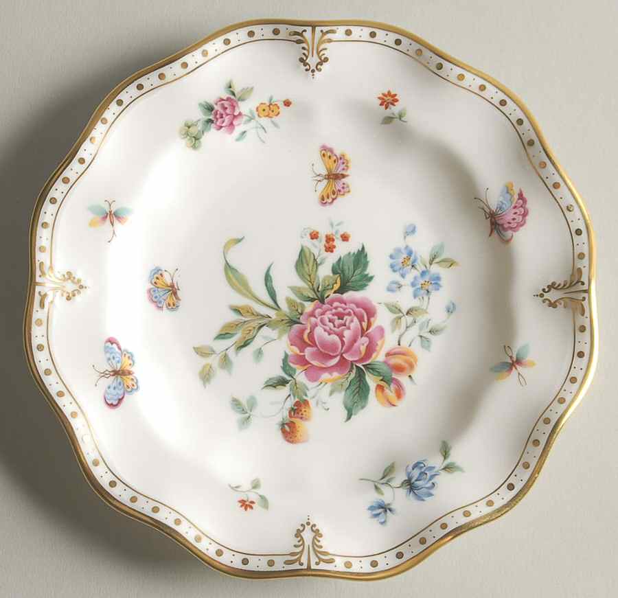 Derby Days (Royal Shape) Bread & Butter Plate by Royal Crown Derby-1