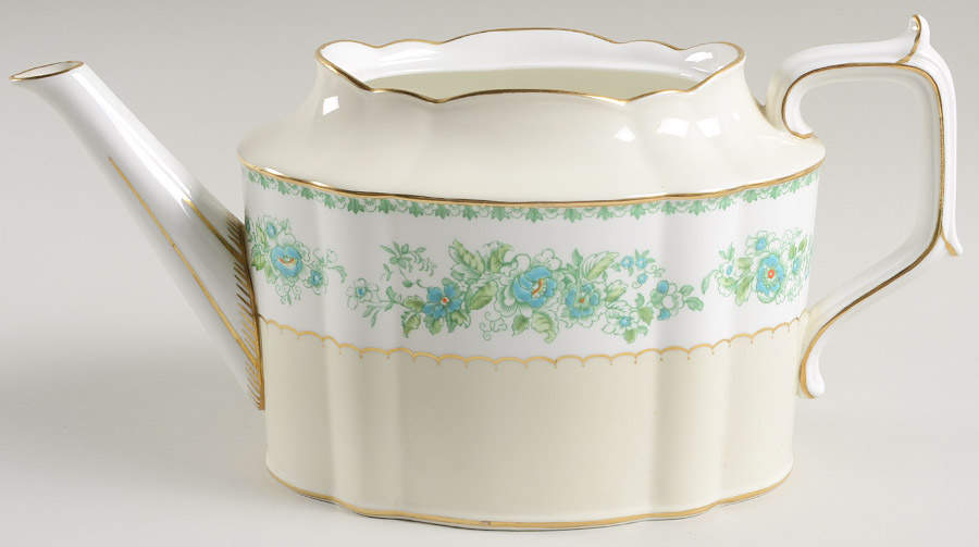 Derby Dale Teapot No Lid by Royal Crown Derby-1