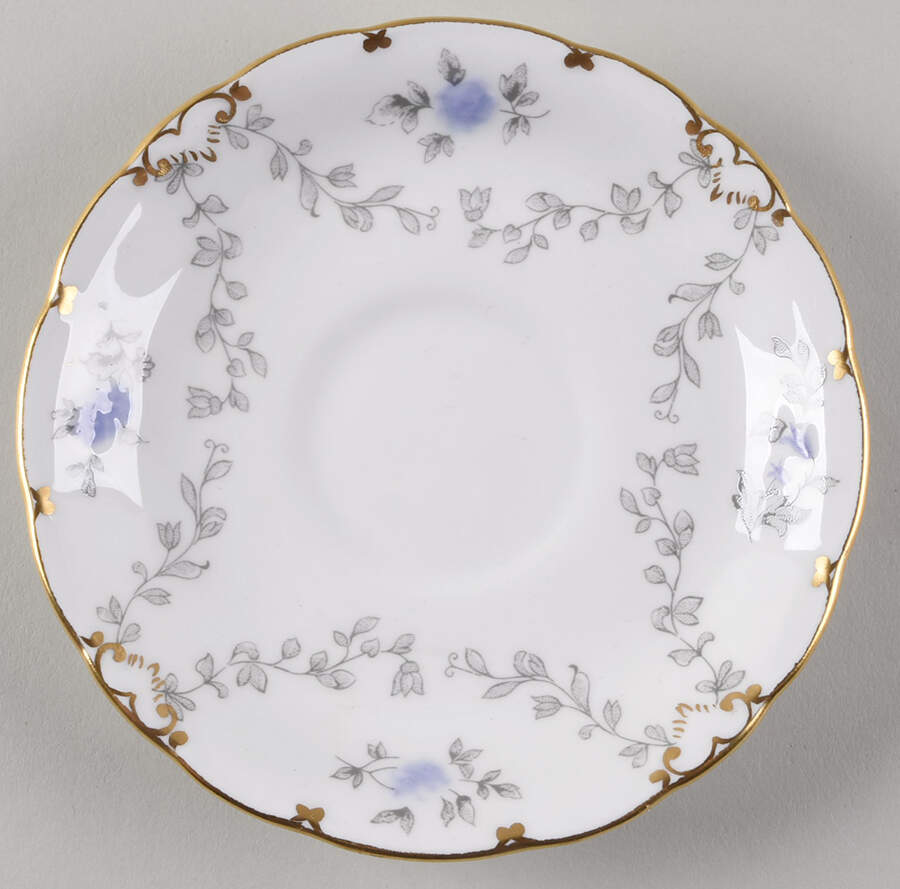 Delphine Saucer by Royal Crown Derby-1