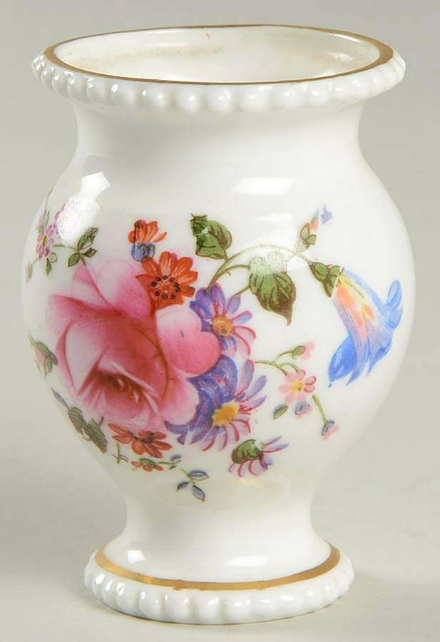 Derby Posies 2" Mini Bud Vase by Royal Crown Derby-1