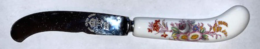 Derby Posies Hollow Handle Butter Spreader by Royal Crown Derby-1