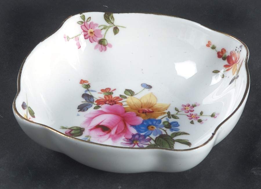 Derby Posies 3" Square Tray by Royal Crown Derby-1