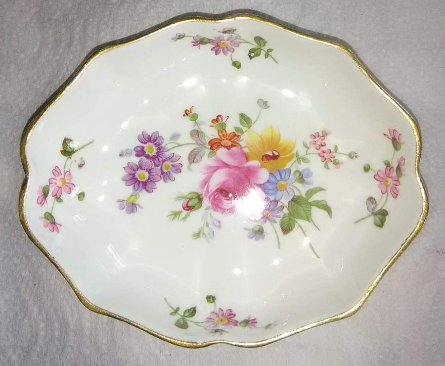 Derby Posies 5" Oval Sweet Meat Dish by Royal Crown Derby-1