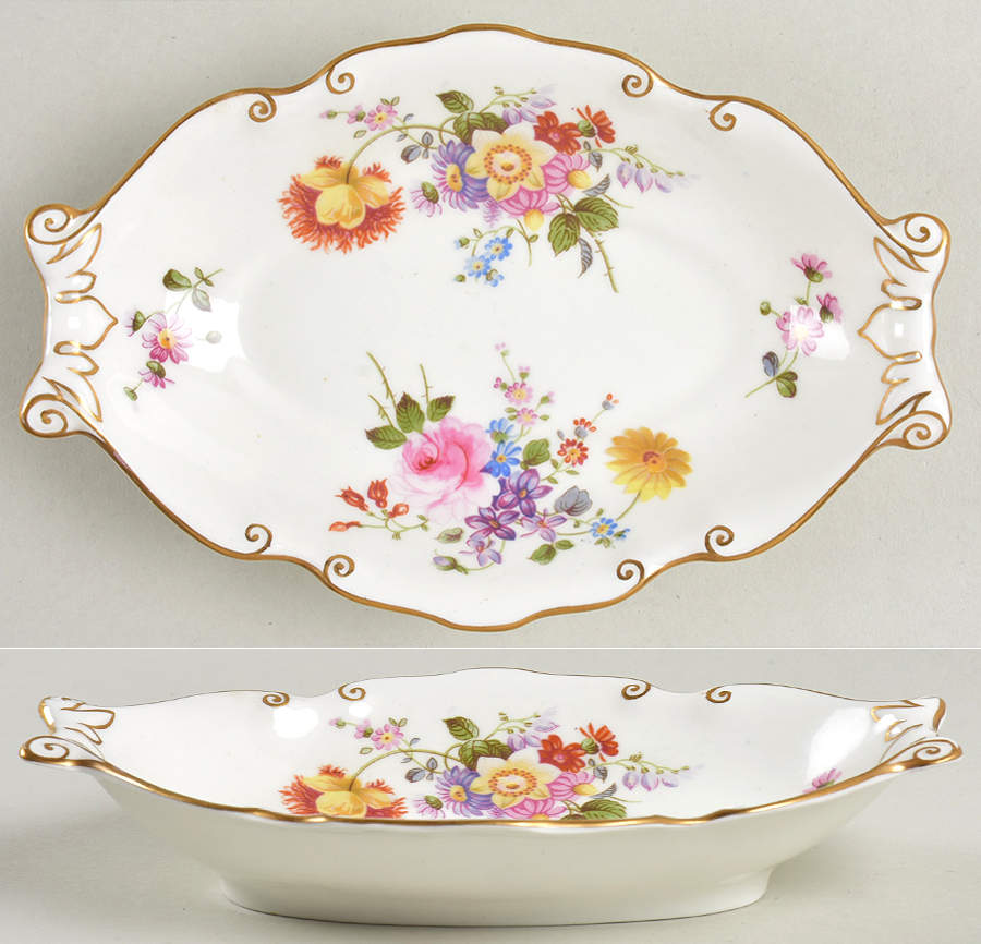 Derby Posies Silver Tray by Royal Crown Derby-1