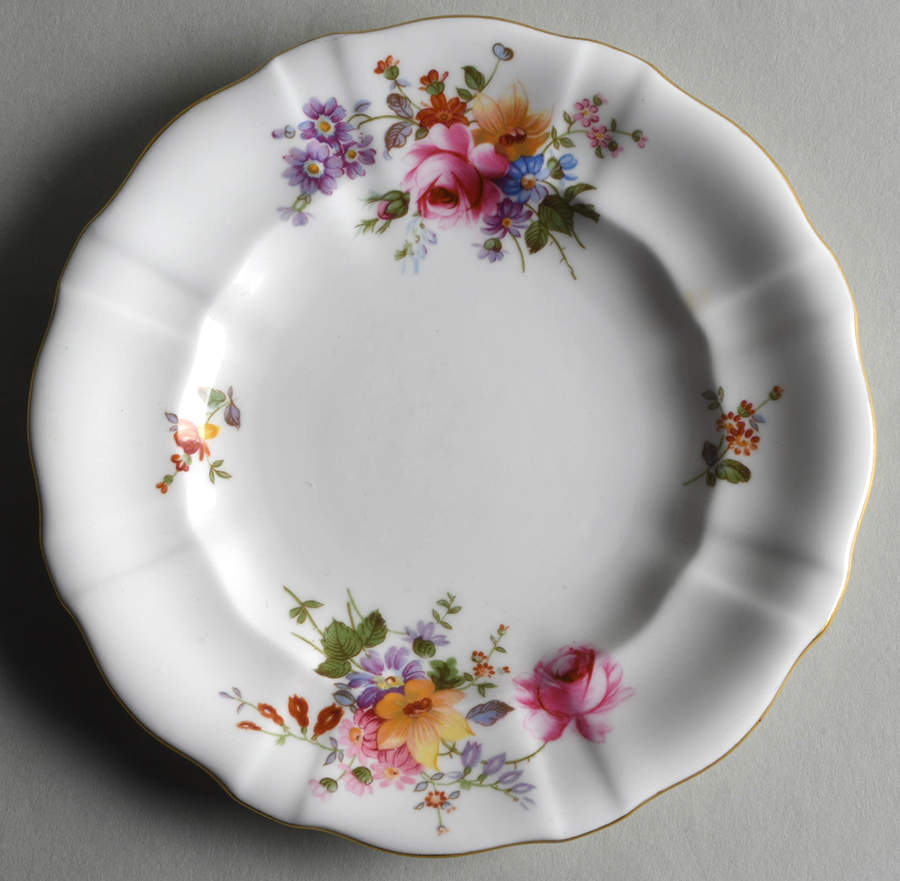 Derby Posies Bread & Butter Plate by Royal Crown Derby-1