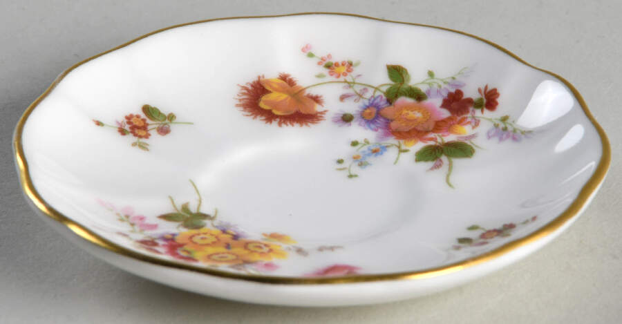 Derby Posies Miniature Saucer by Royal Crown Derby-1