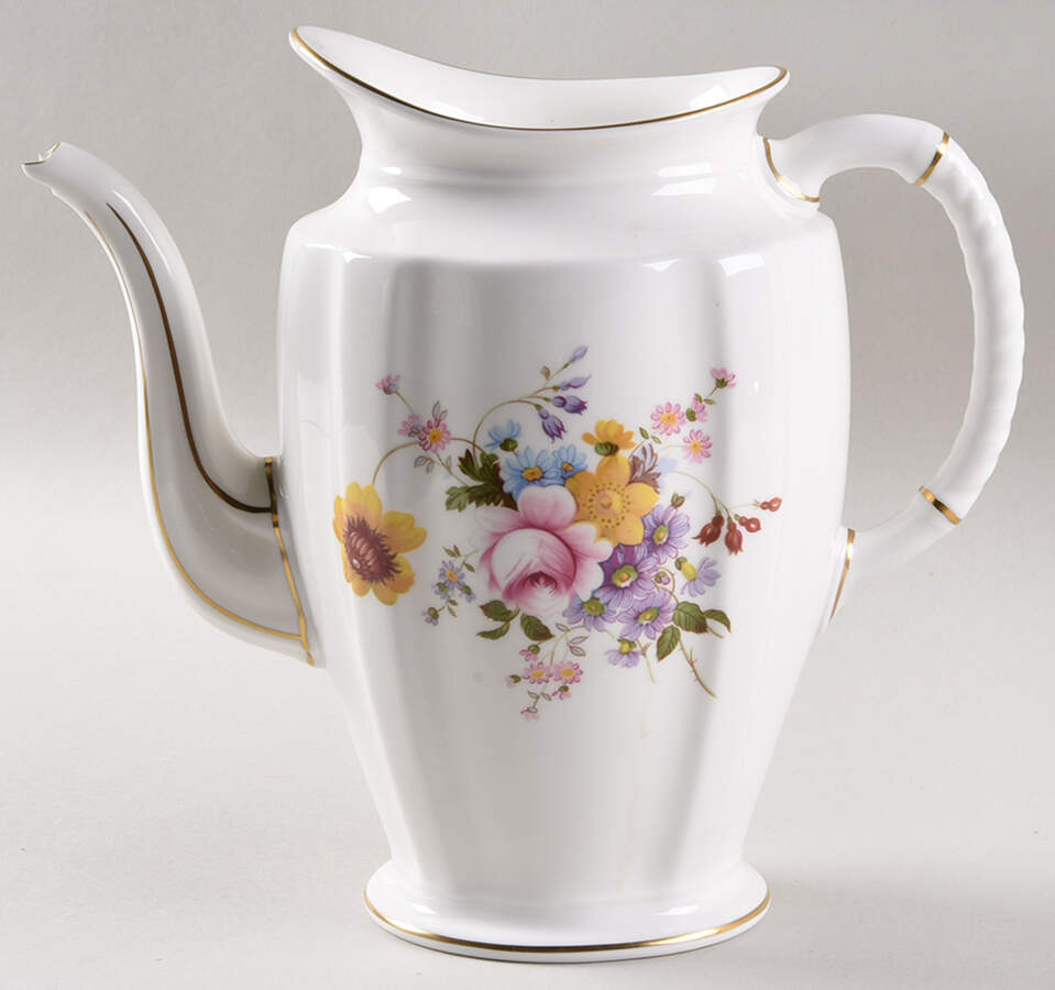 Derby Posies Coffee Pot No Lid by Royal Crown Derby-1