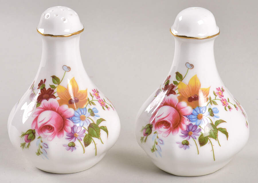 Derby Posies Salt & Pepper Set by Royal Crown Derby-1