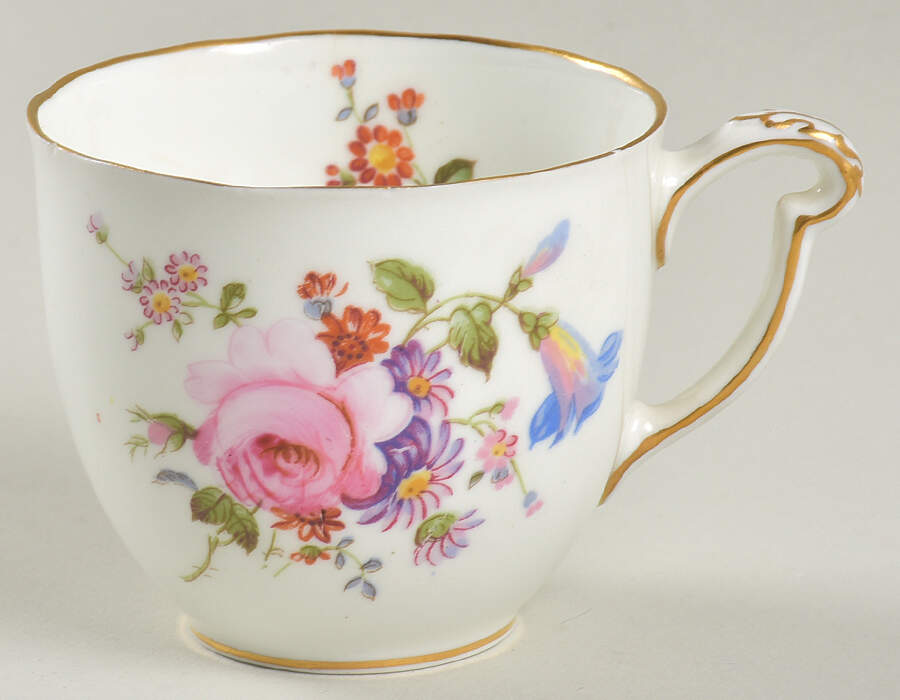 Derby Posies Flat Demitasse Cup by Royal Crown Derby-1