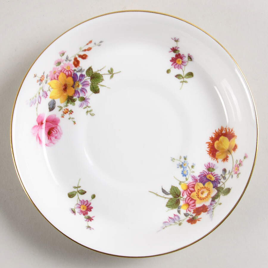 Derby Posies Saucer for Oversized Cup by Royal Crown Derby-1