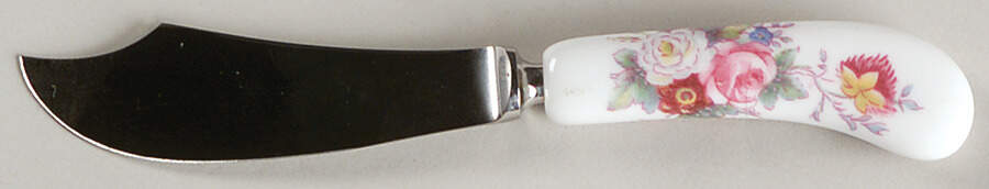 Derby Posies Individual Cheese Spreader by Royal Crown Derby-1