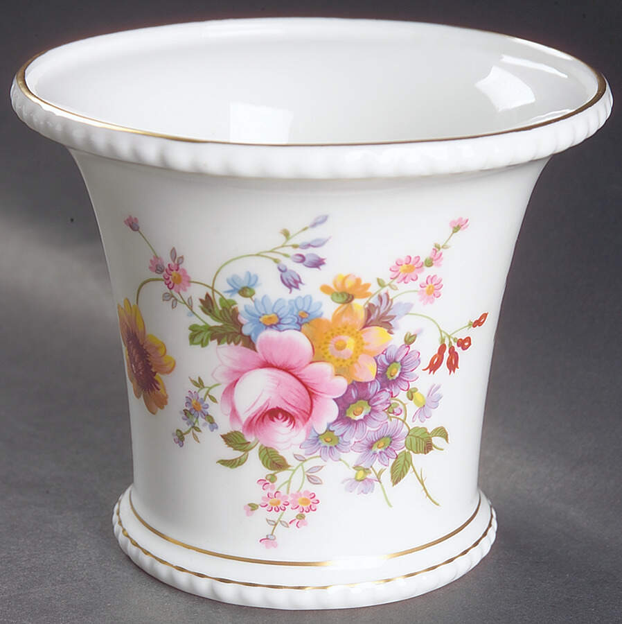 Derby Posies Small Cachepot by Royal Crown Derby-1