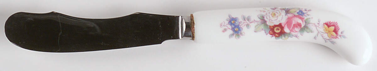 Derby Posies Hollow Handle Butter Spreader by Royal Crown Derby-1
