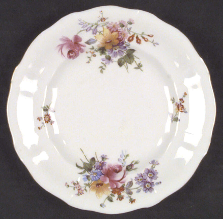 Derby Posies Bread & Butter Plate by Royal Crown Derby-1