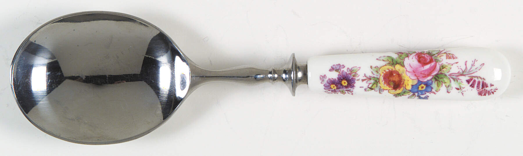 Derby Posies Cream Soup Spoon by Royal Crown Derby-1