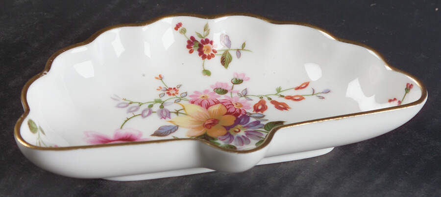 Derby Posies Fan Tray by Royal Crown Derby-1