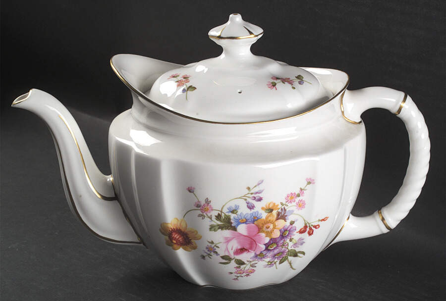 Derby Posies Teapot & Lid by Royal Crown Derby-1
