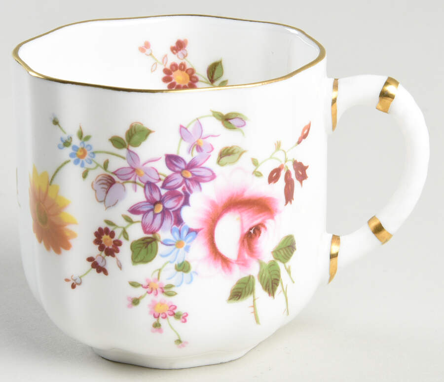 Derby Posies Flat Demitasse Cup by Royal Crown Derby-1