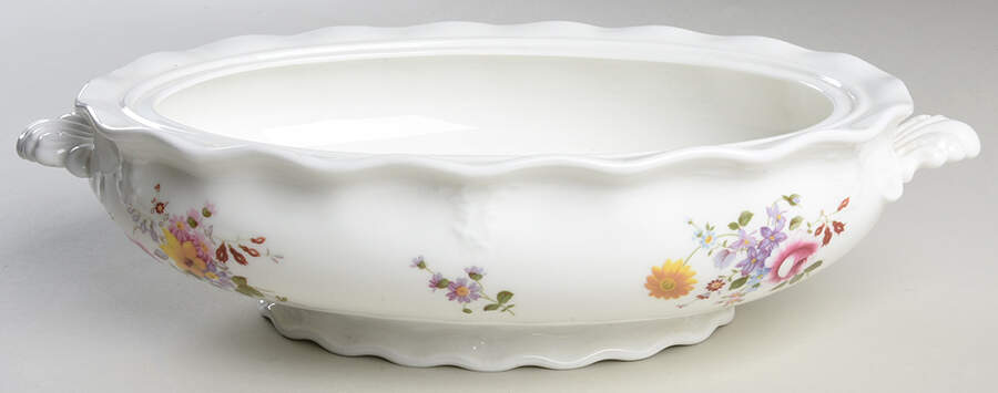 Derby Posies Oval Vegetable No Lid by Royal Crown Derby-1