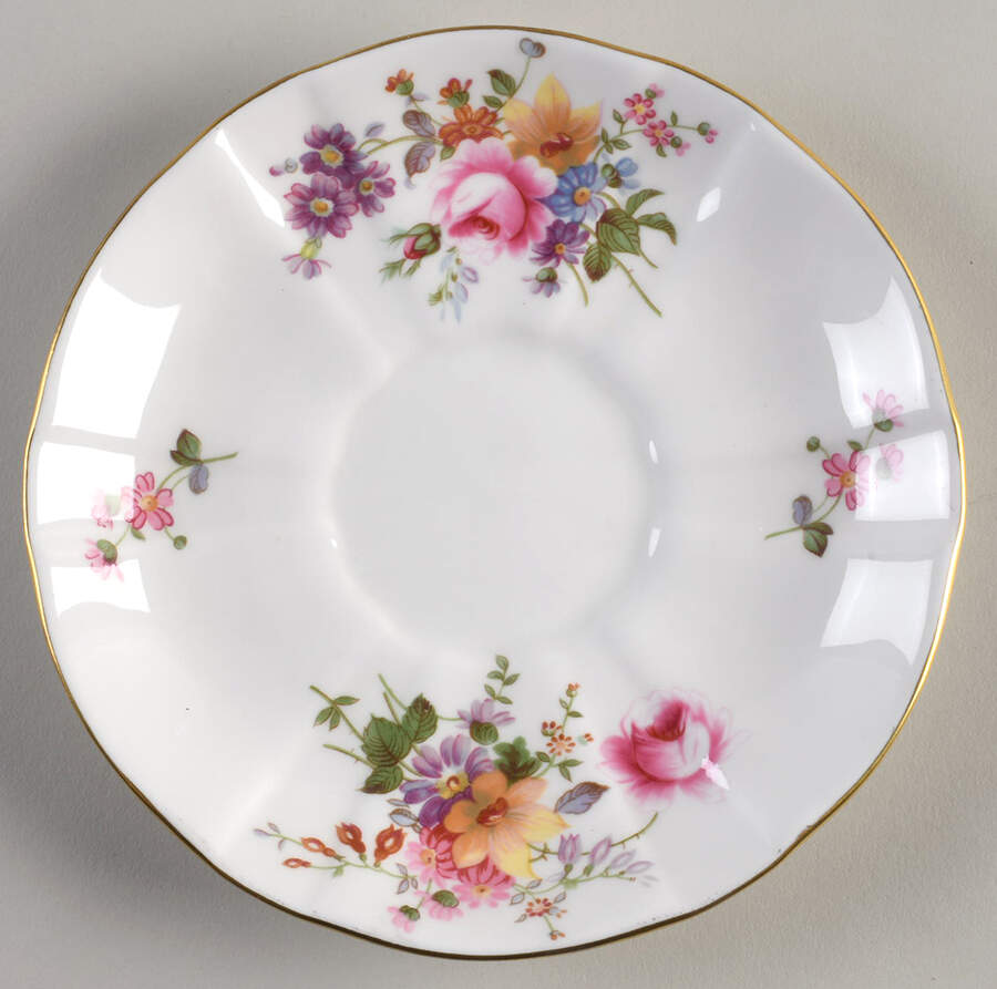 Derby Posies Saucer for Oversized Cup by Royal Crown Derby-1