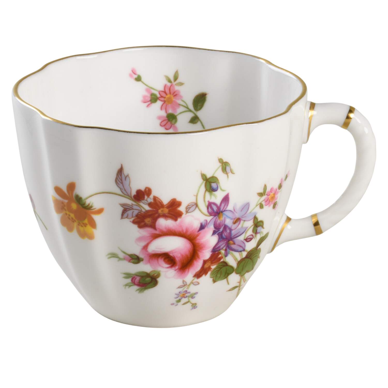 Derby Posies Flat Cup by Royal Crown Derby-1