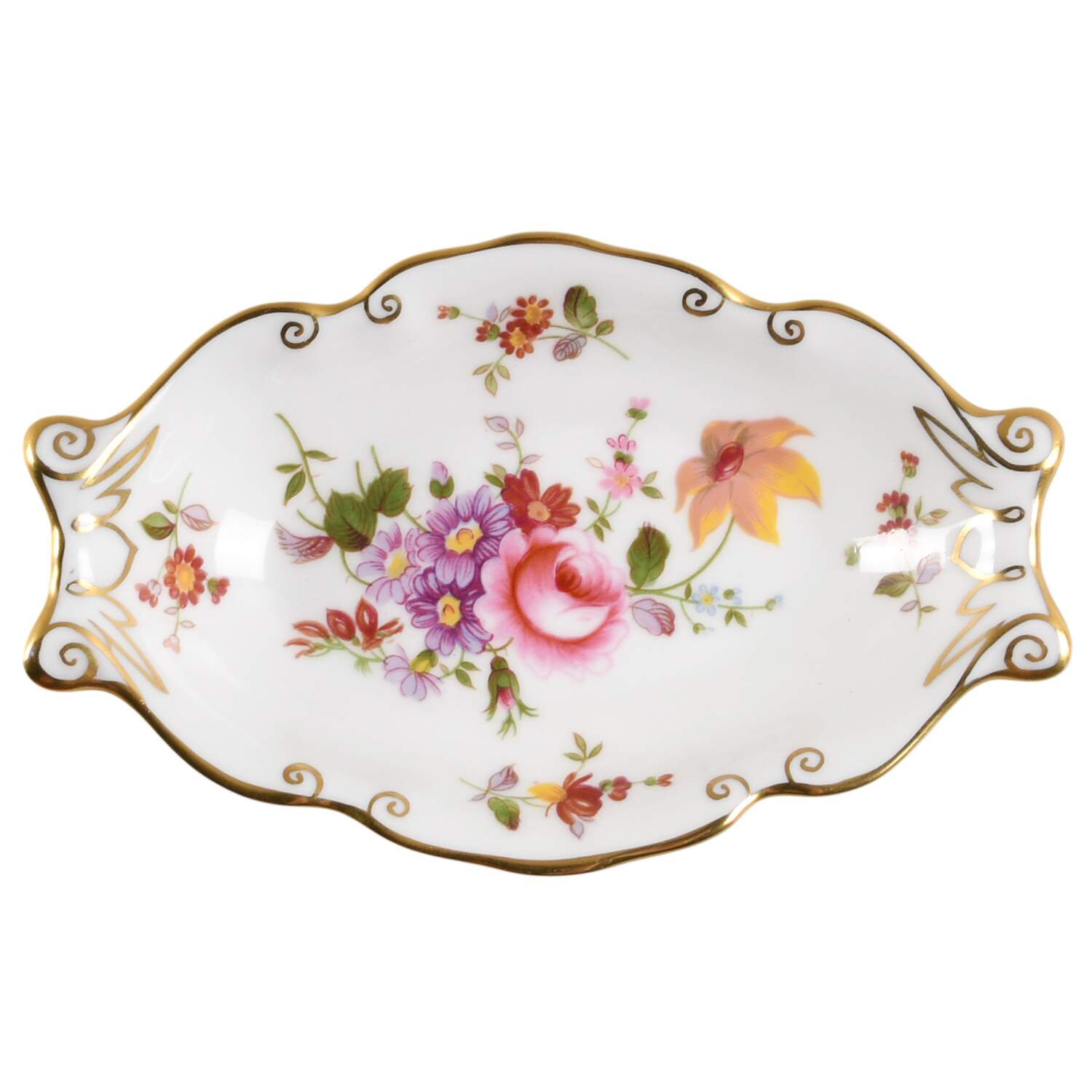 Derby Posies Silver Tray by Royal Crown Derby-1