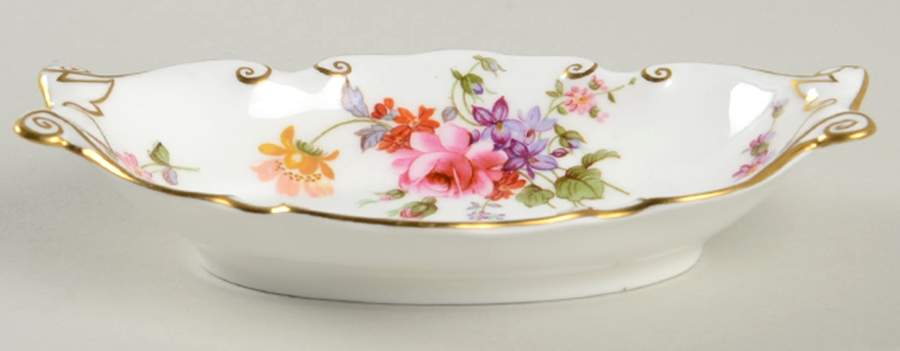 Derby Posies Oval Sweet Meat Dish by Royal Crown Derby-1