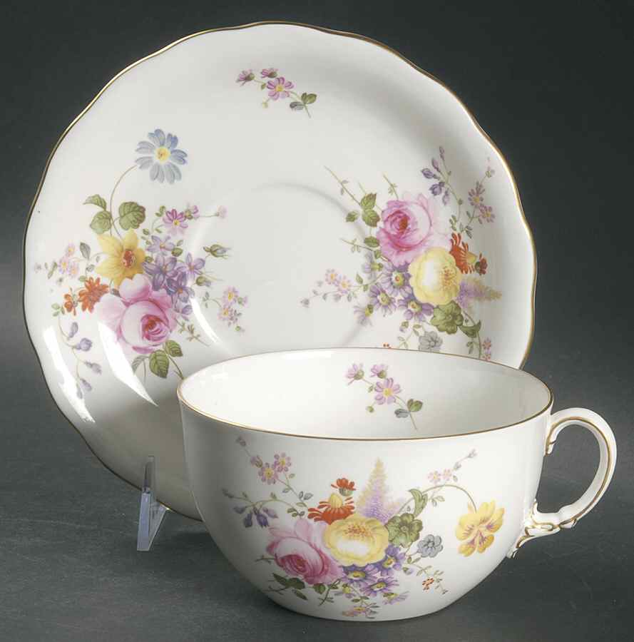 Derby Posies Oversized Cup & Saucer Set by Royal Crown Derby-1