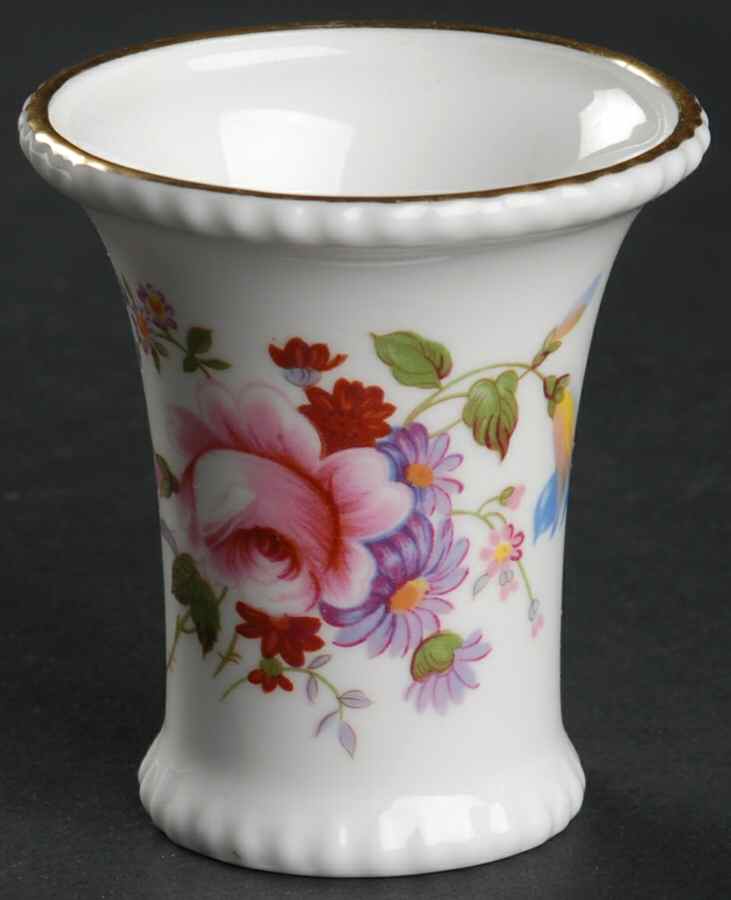 Derby Posies 2" Mini Bud Vase by Royal Crown Derby-1