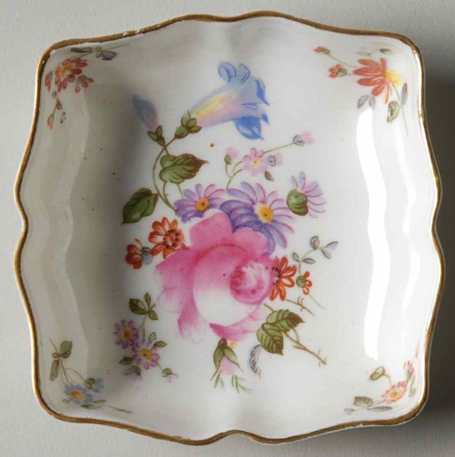 Derby Posies 3" Square Tray by Royal Crown Derby-1