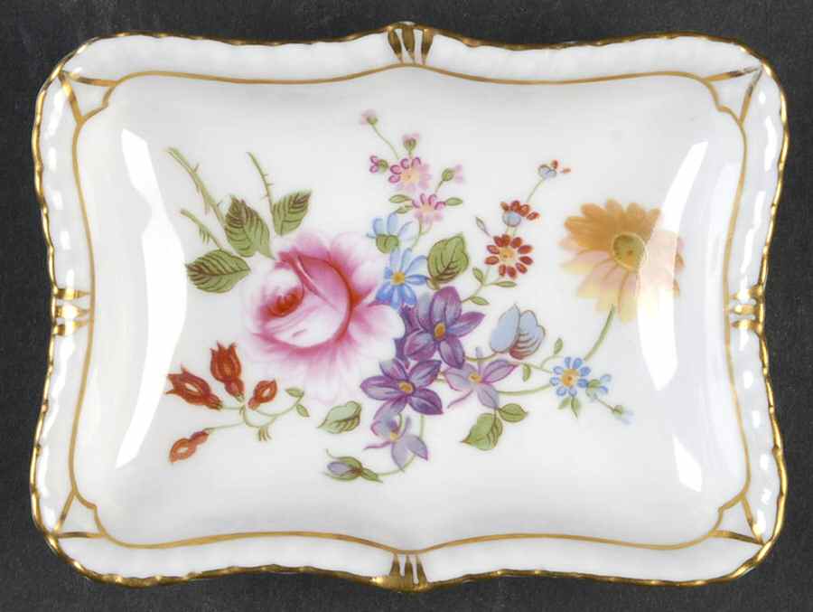 Derby Posies Gadroon Tray by Royal Crown Derby-1