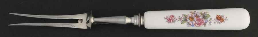 Derby Posies Carving Fork with Stainless Prongs by Royal Crown Derby-1