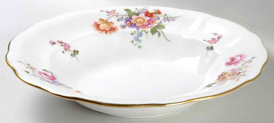 Derby Posies Rim Soup Bowl by Royal Crown Derby-1