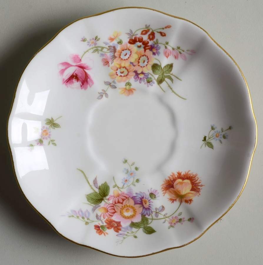 Derby Posies Saucer for Bouillon Cup by Royal Crown Derby-1