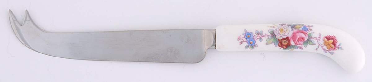 Derby Posies Cheese Knife with Stainless Blade by Royal Crown Derby-1