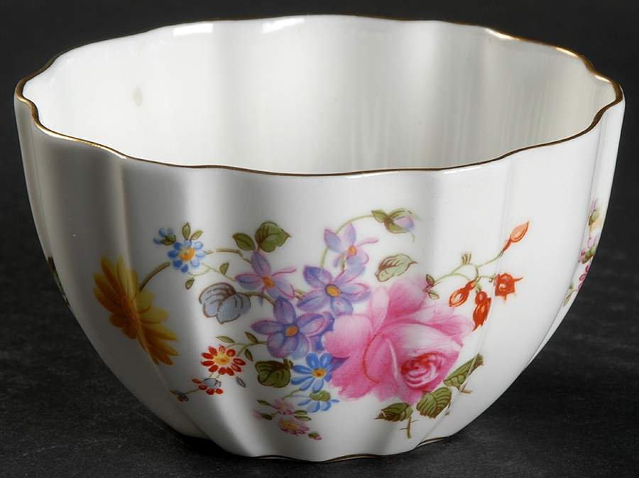 Derby Posies Open Sugar Bowl by Royal Crown Derby-1