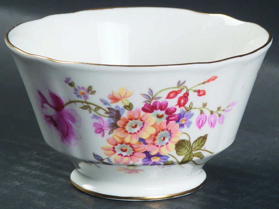 Derby Posies Individual Open Sugar Bowl by Royal Crown Derby-1