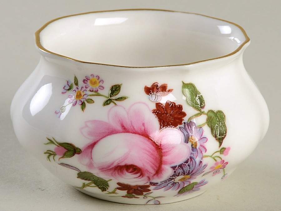 Derby Posies Mini Open Sugar Bowl by Royal Crown Derby-1