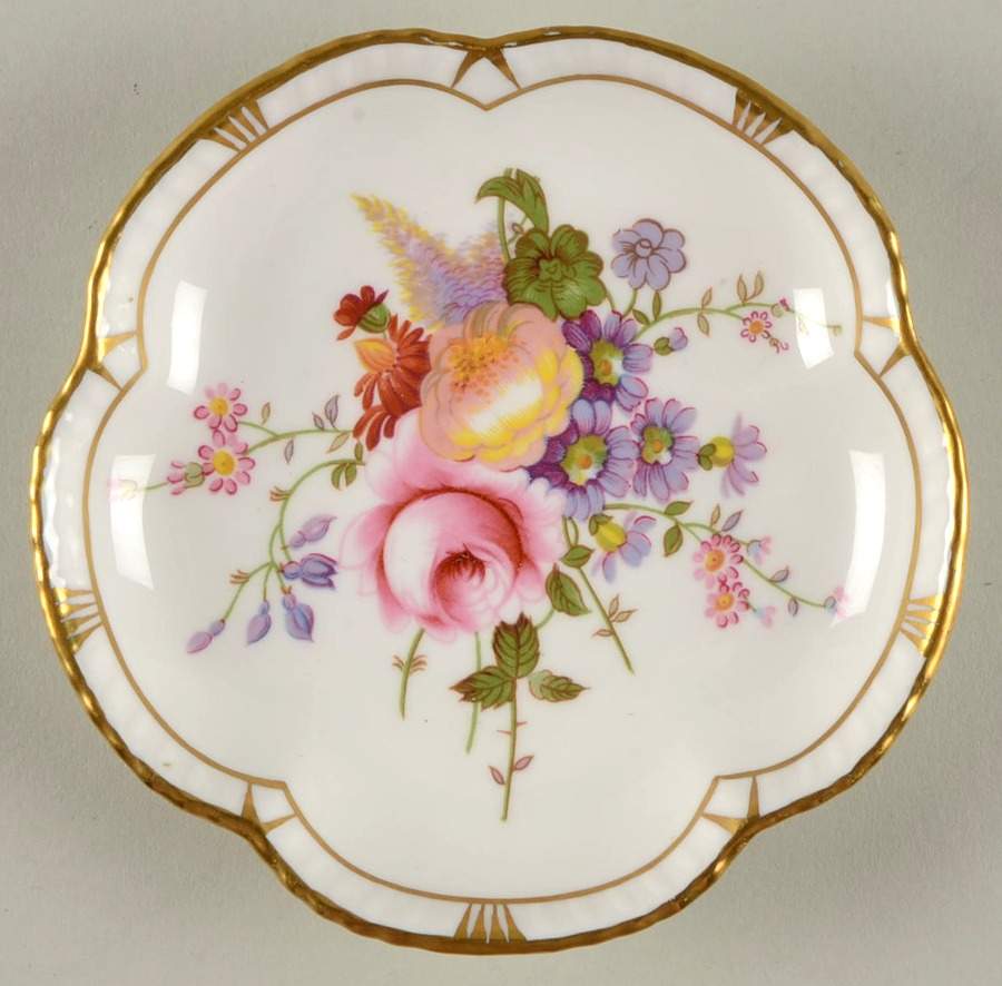 Derby Posies 5" Round Sweet Meat Dish by Royal Crown Derby-1