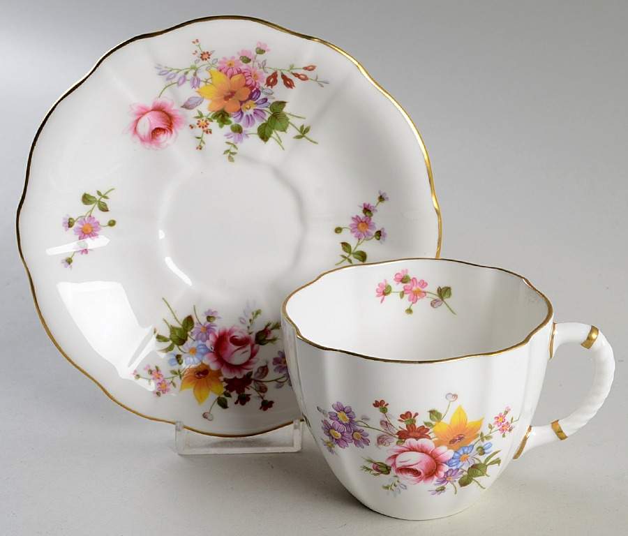 Derby Posies Oversized Cup & Saucer Set by Royal Crown Derby-1