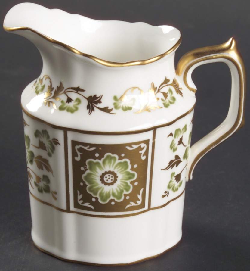 Derby Panel Green Mini Creamer by Royal Crown Derby-1