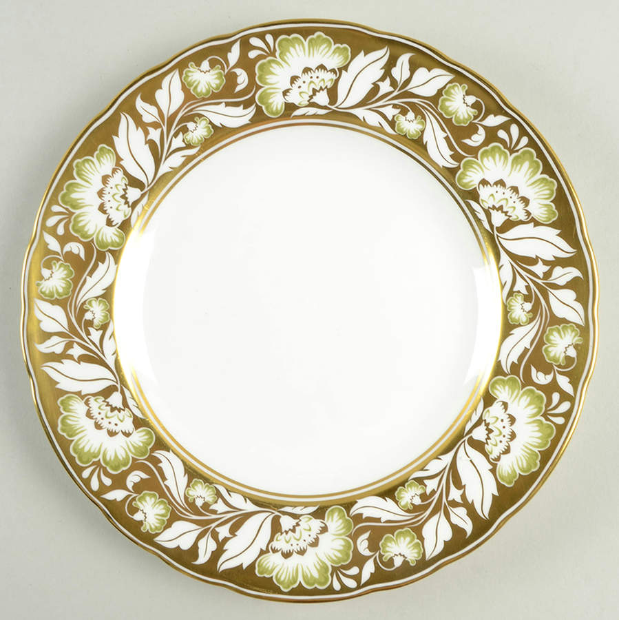 Derby Panel Green Accent Salad Plate by Royal Crown Derby-1