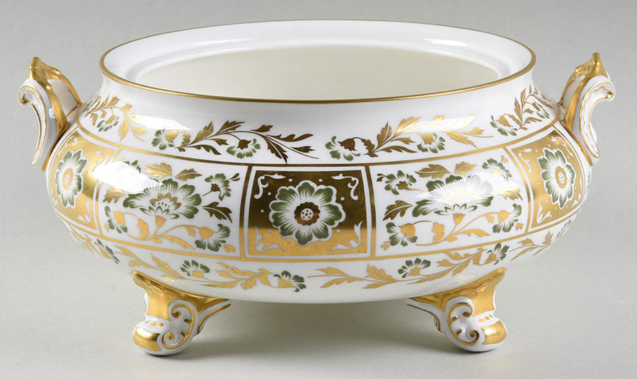 Derby Panel Green Round Vegetable No Lid by Royal Crown Derby-1