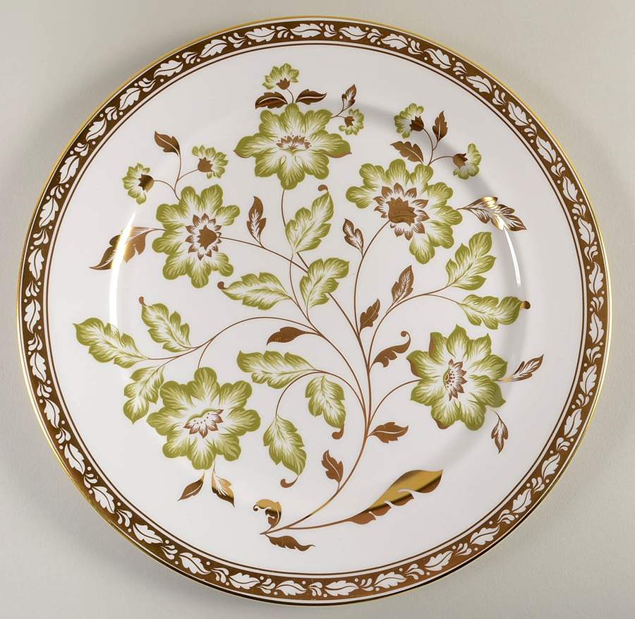 Derby Panel Green Service Plate (Charger) by Royal Crown Derby-1