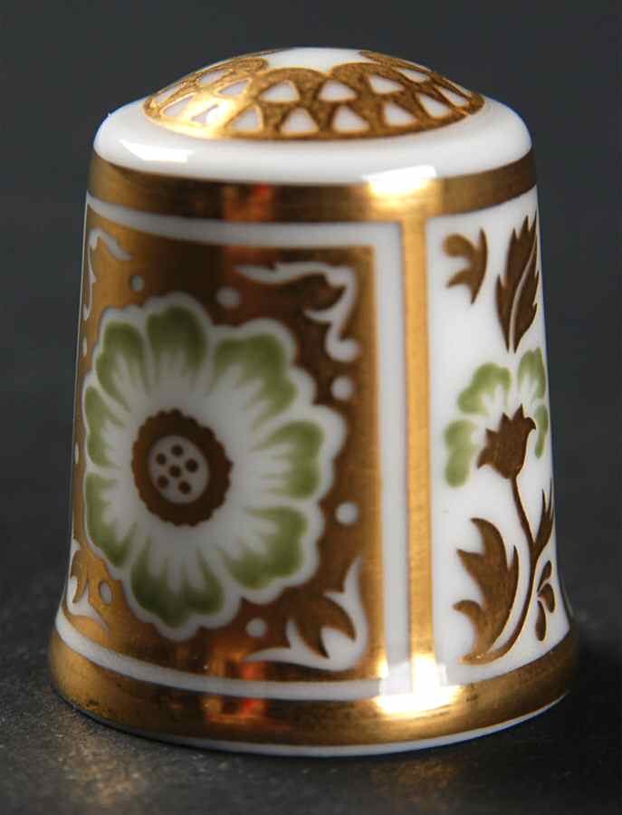 Derby Panel Green Thimble by Royal Crown Derby-1