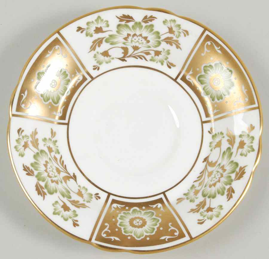 Derby Panel Green Saucer by Royal Crown Derby-1